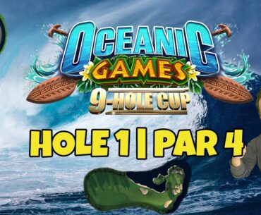 Master, QR Hole 1 - Par 4, EAGLE - Oceanic Games 9-hole cup, *Golf Clash Guide*