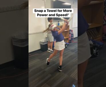 Master the Towel Snap for Explosive Speed in Your Golf Swing! #golf #golftips #golfswing #golfer