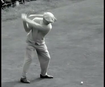 Ben Hogan 1953 Driver images and video elevated DTL inside angle view