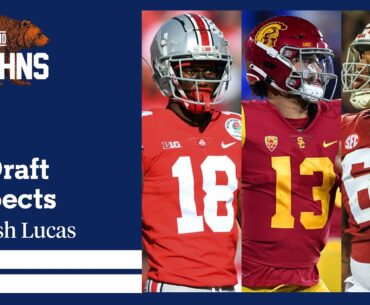 Top 5 Bears draft prospects with Josh Lucas | Hoge & Jahns | #chicagobears #nfl