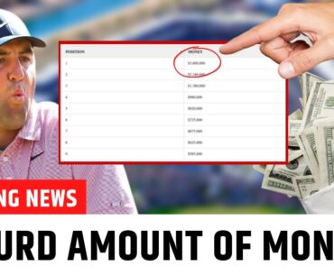 PGA TOUR REVEAL PRIZE MONEY FOR ELEVATED EVENTS AND IT IS ABSURD...