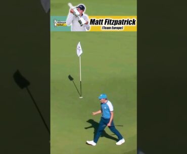 Matt Fitzpatrick Par 4 EAGLE! #golf #eagle #shorts