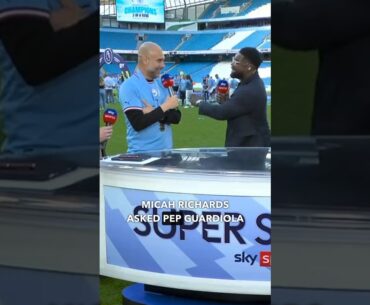 Micah Richards asked Pep Guardiola if he was good enough to play for him 😂 #shorts #premierleague