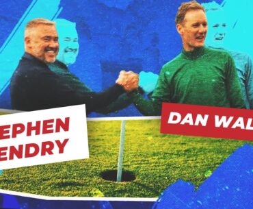 Stephen Hendry & Dan Walker Try Putting with a SNOOKER CUE 🤯