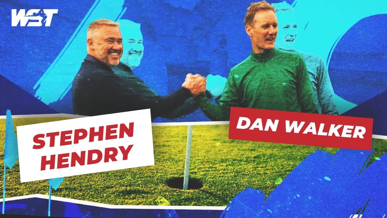 Stephen Hendry & Dan Walker Try Putting with a SNOOKER CUE 🤯 Stephen Hendry & Dan Walker Try Putting with a SNOOKER CUE 🤯