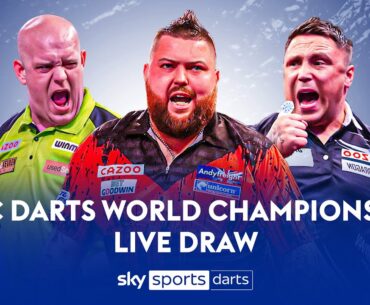 LIVE DRAW! 🚨 | 2024 PDC World Darts Championship draw!