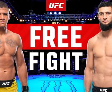 Khamzat Chimaev vs Gilbert Burns | FREE FIGHT | UFC 294