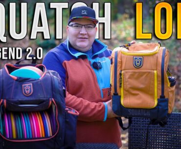 DOWNSIZING my DISC GOLF BAG // SQUATCH LORE vs Squatch Legend 2.0