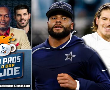 Jonas Knox Predicts Cowboys and Chargers Will go to the Super Bowl | 2 PROS & A CUP OF JOE