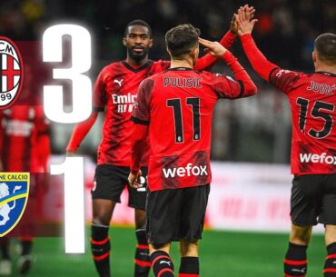 Jović - Pulisic - Tomori for the win | AC Milan 3-1 Frosinone | Highlights Serie A