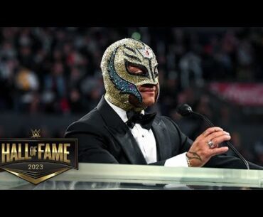 Rey Mysterio's emotional WWE Hall of Fame speech: WWE Hall of Fame 2023
