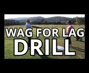 Wag for Lag wagging the tail to set the wrists Favorite Drill #wrists #loading #golf #power #solid