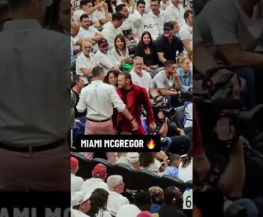 Conor McGregor at the NBA Finals 🏀🍿