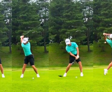 Ryo Katsumata 勝俣陵 プロゴルファー DRIVER SHOT SLOW MOTION !!!