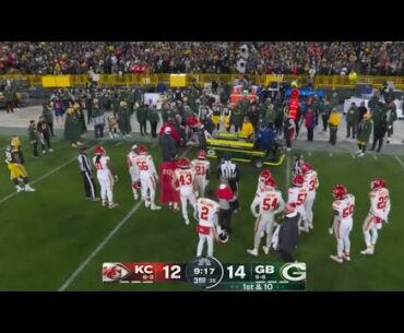 Chiefs Bryan Cook Suffers Serious Ankle Injury vs Packers (Carted Off)