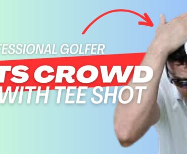 Pro Golfer Hits Crowd with Shot