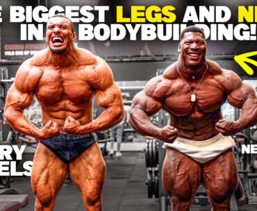 The Biggest LEGS and NECK in Bodybuilding with Rubiel aka NECKZILLA!