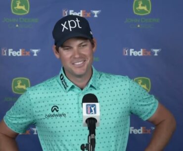 Adam Schenk · Round 1 · Interview · 2023 John Deere Classic · PGA Tour
