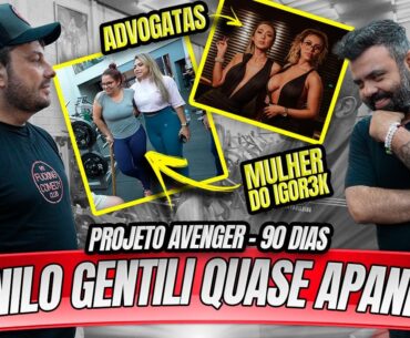 DANILO GENTILI QUASE APANHOU DA ESPOSA DO IGOR3K - PROJETO AVENGER 90 DIAS