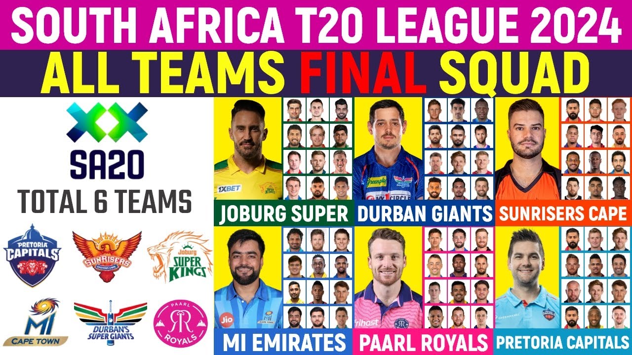 South Africa T20 League 2024 Live Score Today Kaila Mariele