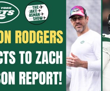 Reacting to Aaron Rodgers defending New York Jets QB Zach Wilson & Jets signing Brett Rypien!