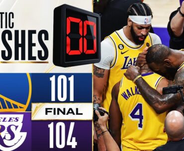 Final 2:09 WILD ENDING #6 Warriors vs #7 Lakers Game 4! | May 8, 2023