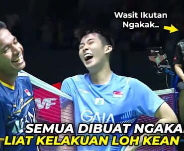 Penonton Dibikin Ngakak..!! Lucunya Loh Kean Yew Saat Ejek Chico di Indonesia Open 2023