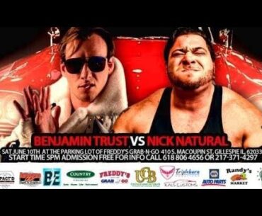 PWE - I Wonder If They Serve Beer? - Benjamin Trust vs. Nick Natural - June 10th, 2023 (Full Match)
