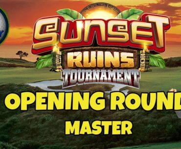 Golf Clash LIVESTREAM, Opening round - Master - Sunset Ruins Tournament!