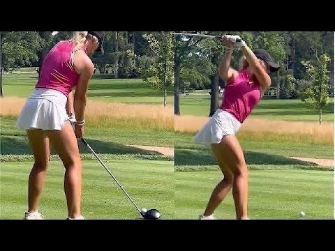 Amazing Golf Swing you need to see | Golf Girl awesome swing | Golf