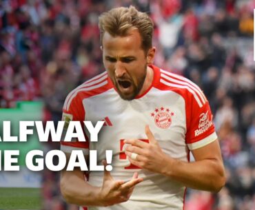 Harry Kane scores from his own Half!