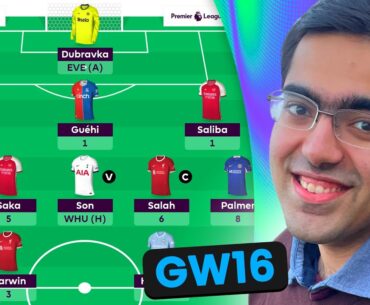 BEST MBEUMO REPLACEMENT!? | BigManBakar's Team Reveal | Gameweek 16 | FPL 2023/24