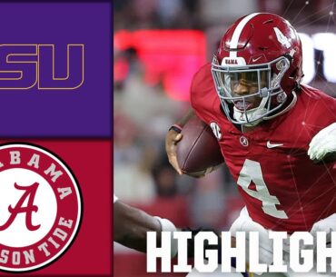 LSU Tigers vs. Alabama Crimson Tide | Full Game Highlights