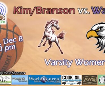 Kim/Branson @ Walsh - Varsity Women's Basketball - Dec 8, 2023