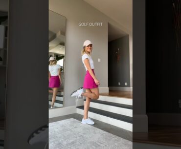 Cute golf outfit to at least look the part ⛳️ #golfoutfit #golfgirls #golf #ootd #ootdfashion