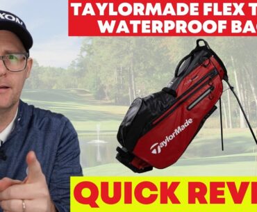 Taylormade Flex Tech Waterproof Stand Golf Bag - Quick Review