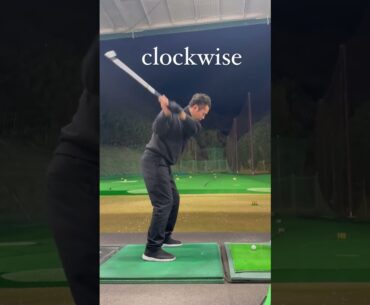 Club head clockwise.#tips#golf#shorts