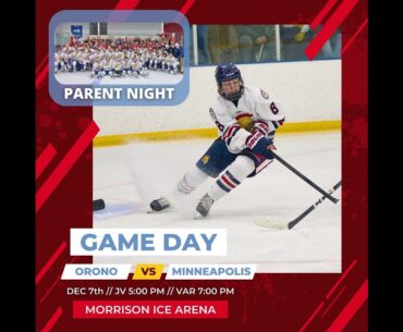 Orono High School vs. Minneapolis Men's Varsity Hockey