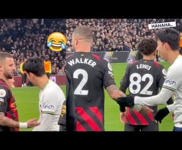 😜Son Heung-min Teases His Former Teammate Kyle Walker as City Lose!