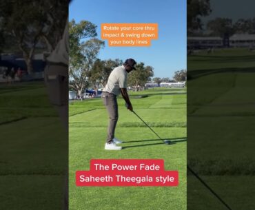 The unique swing of the newest PGA Tour winner, Sahith Theegala  #swingtips #golftips #drivertips