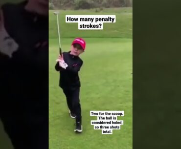 Scooping The Ball - Golf Rules Explained