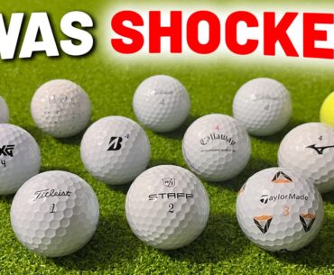 The BEST PREMIUM BALLS IN GOLF (tested over 12 months)