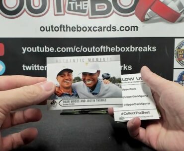 Out Of The Box Group Break #14160 SP AUTHENTIC GOLF LETTER RANDOM