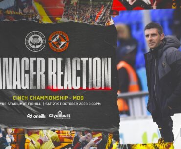 Dundee United Reaction: Kris Doolan - 21st October 2023