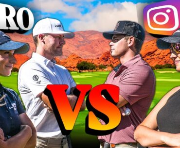 Can Pro Golfers beat Social Media Golfers??