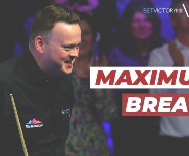 MAXIMUM BREAK! | Shaun Murphy 147 | 2023 BetVictor Welsh Open [4-1 vs Wells, L16]