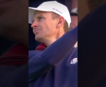 Justin Rose at The Ryder Cup - check out this tempo and balance, one to repeat