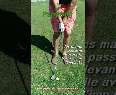 Golf - Chipping : Ouvrez PLUS le bassin !