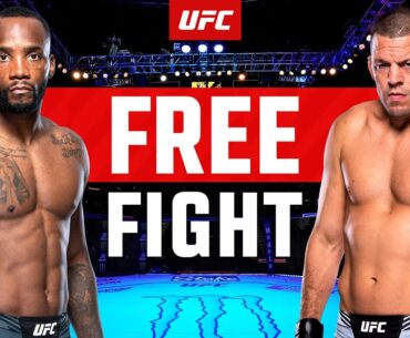 Leon Edwards vs Nate Diaz | FREE FIGHT | UFC 296