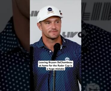 Bryson never got a call from Zach Johnson explaining his Ryder Cup picks. #livgolf #rydercup